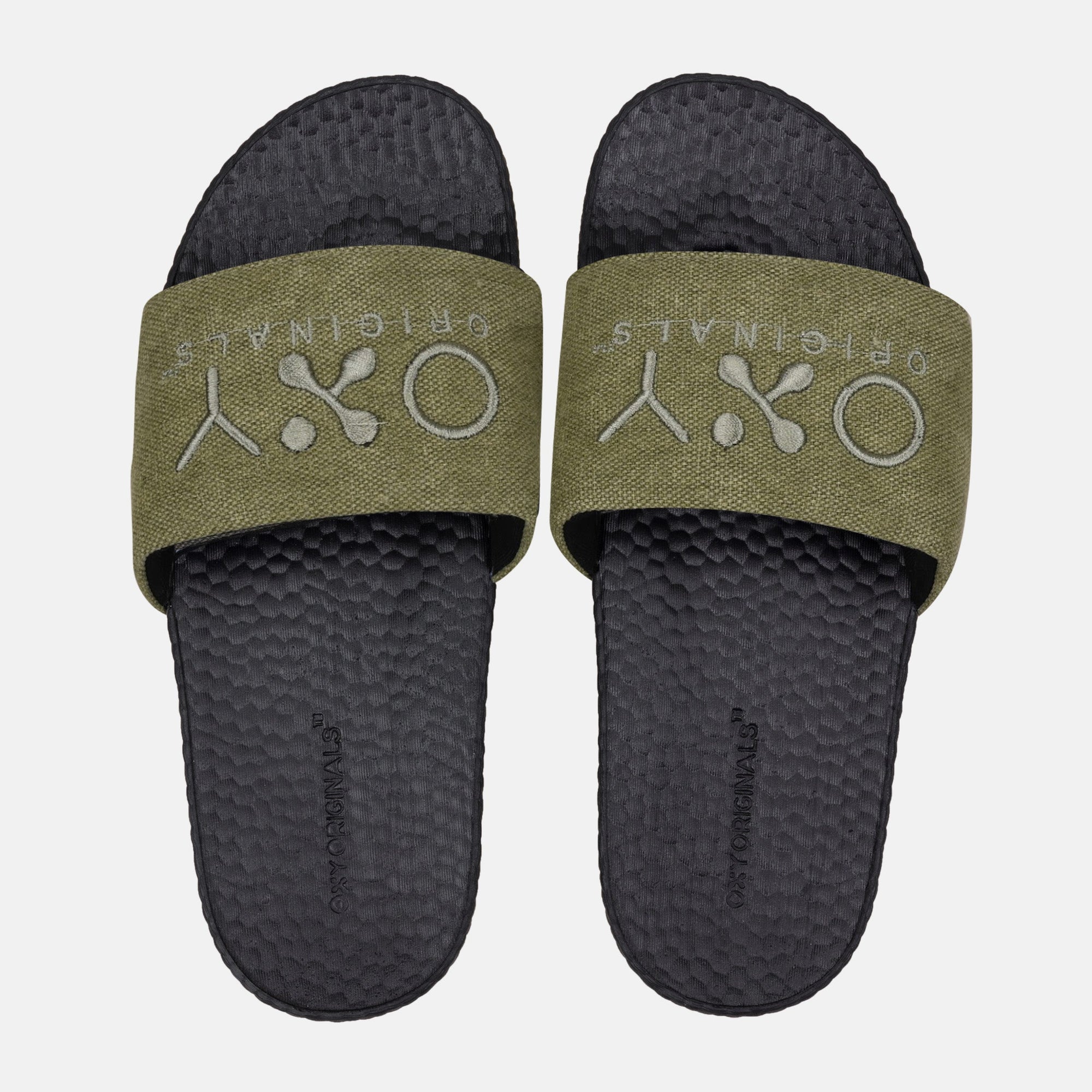 Men's slippers Excel in green/black