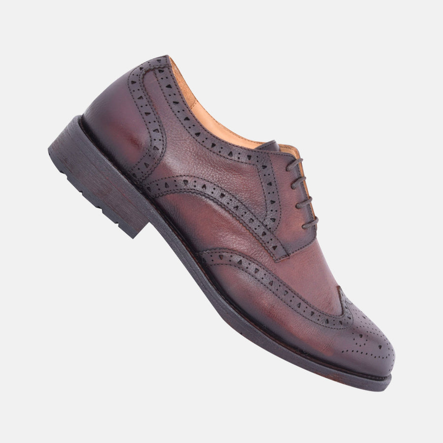 Men's glidX dress shoes Tank in brown