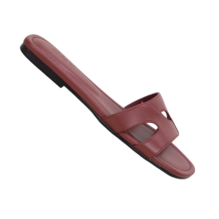 Women's sandals Soleil in cherry