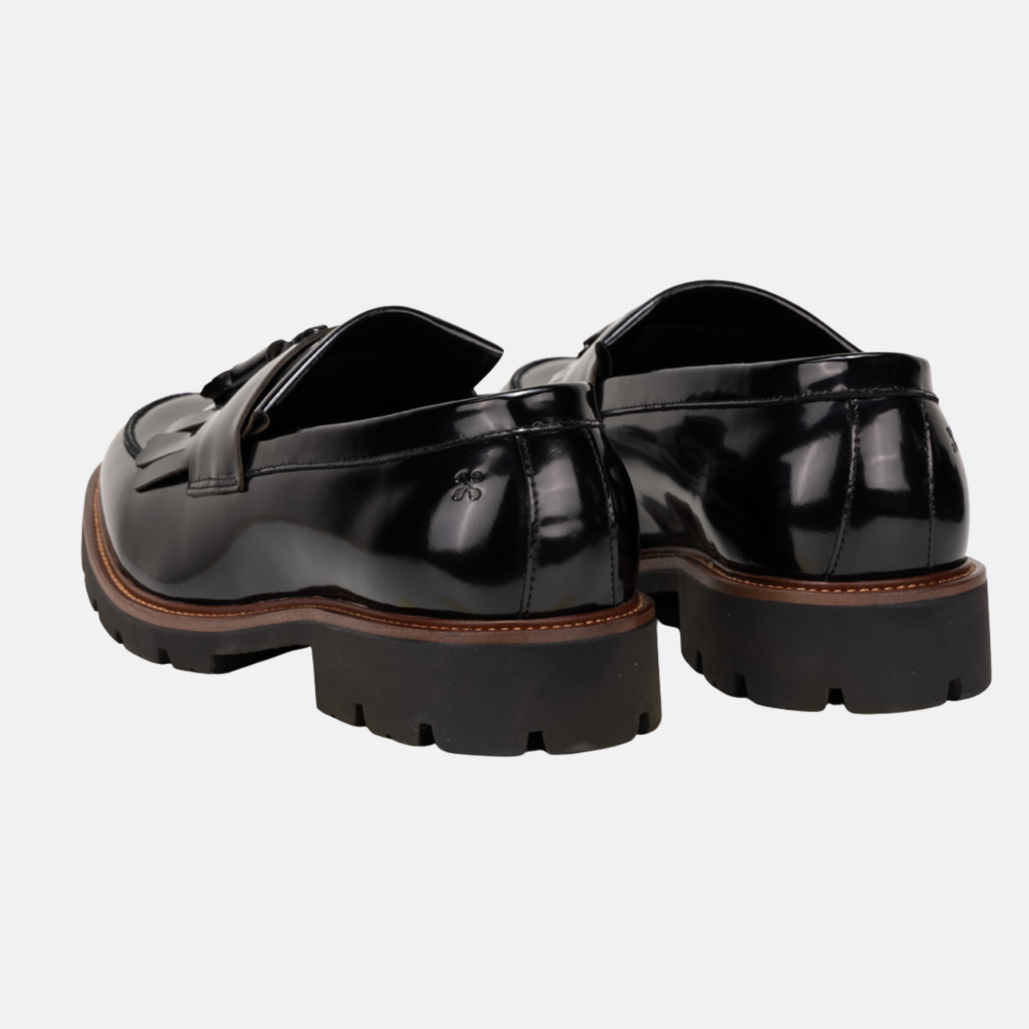 Men's loafers Punto in black