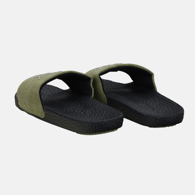 Women's slippers Excel in green/black