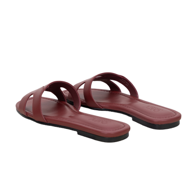 Women's sandals Soleil in cherry