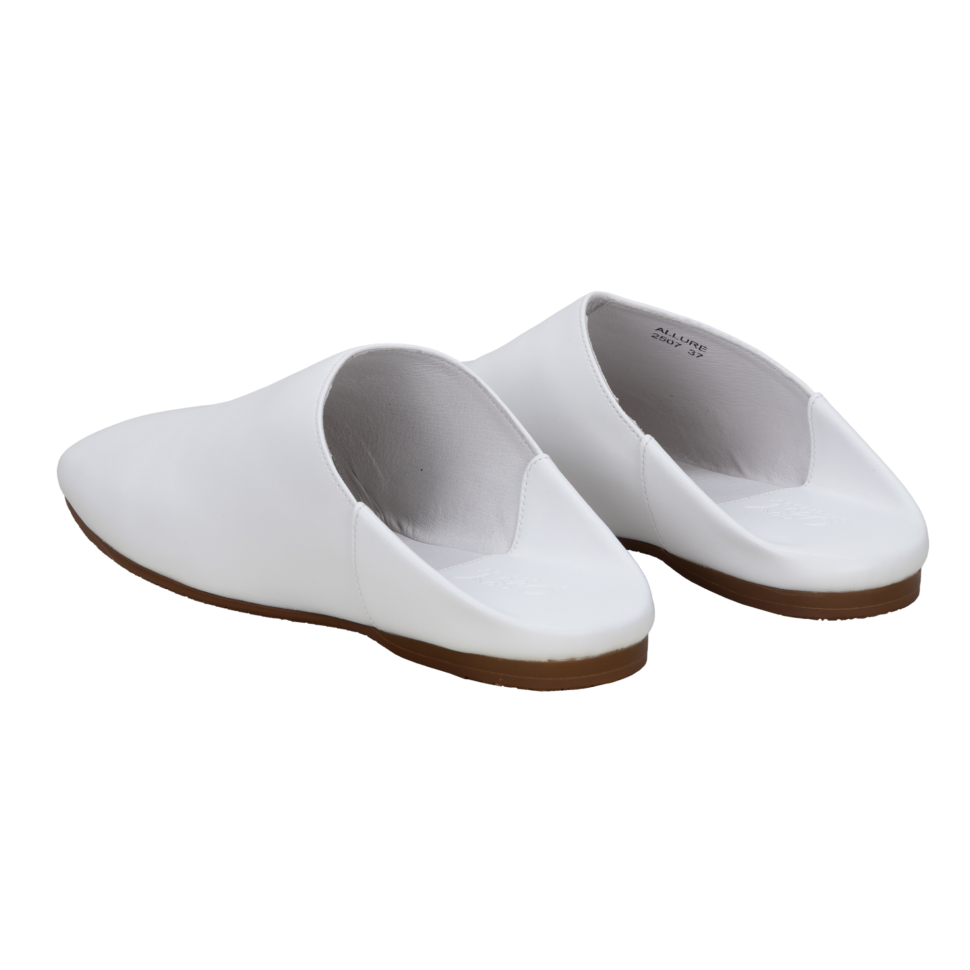 Women's mules Allure in white