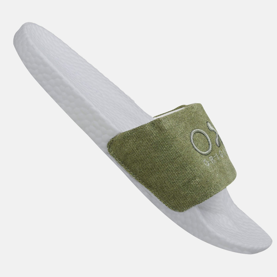 Men's slippers Excel in green/white