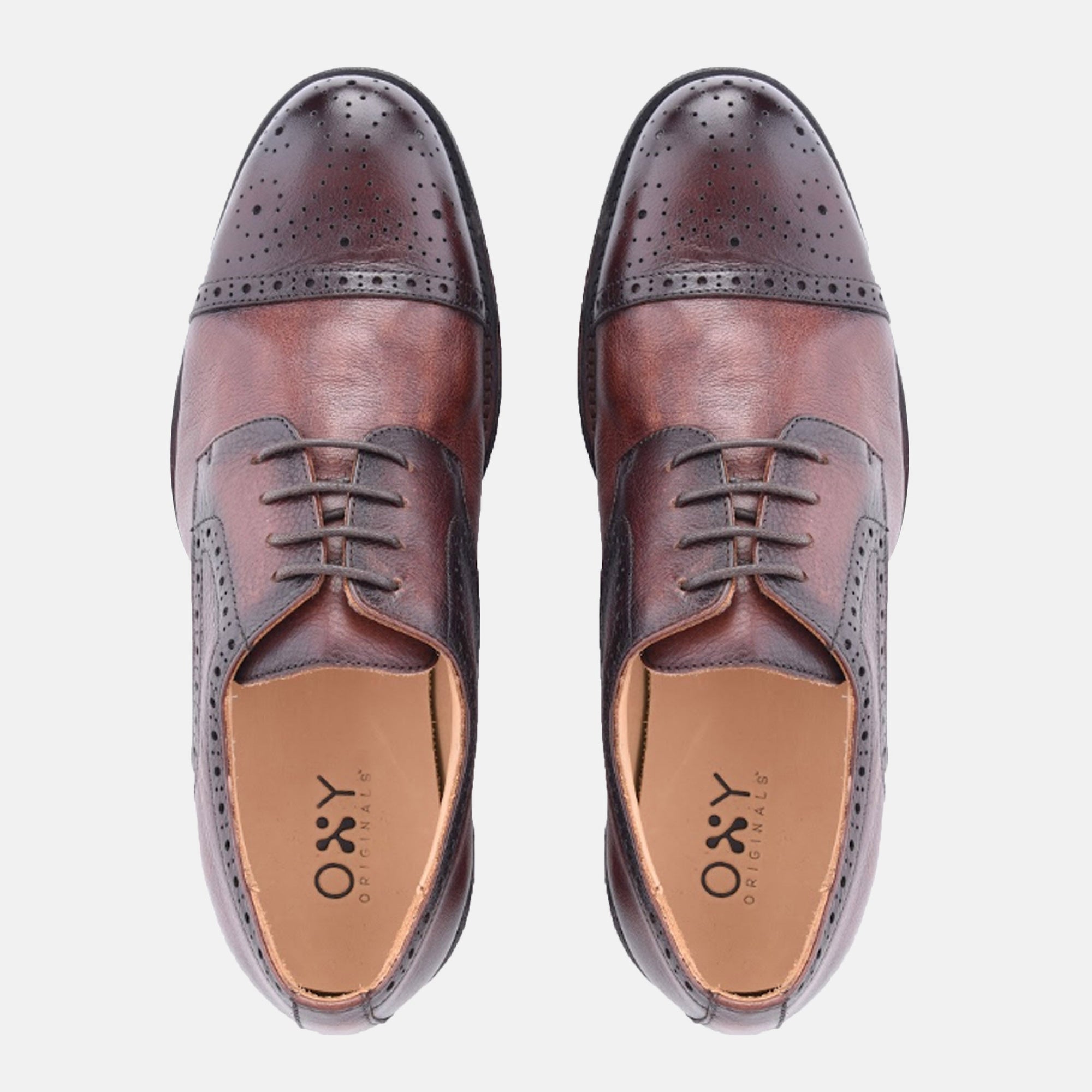 Men's glidX dress shoes Sherp in brown