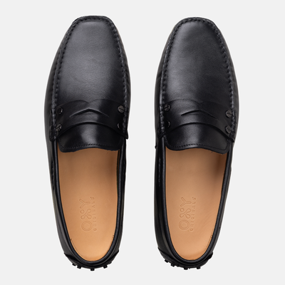 Fiorano - Driving Shoes / Loafers for Men Black