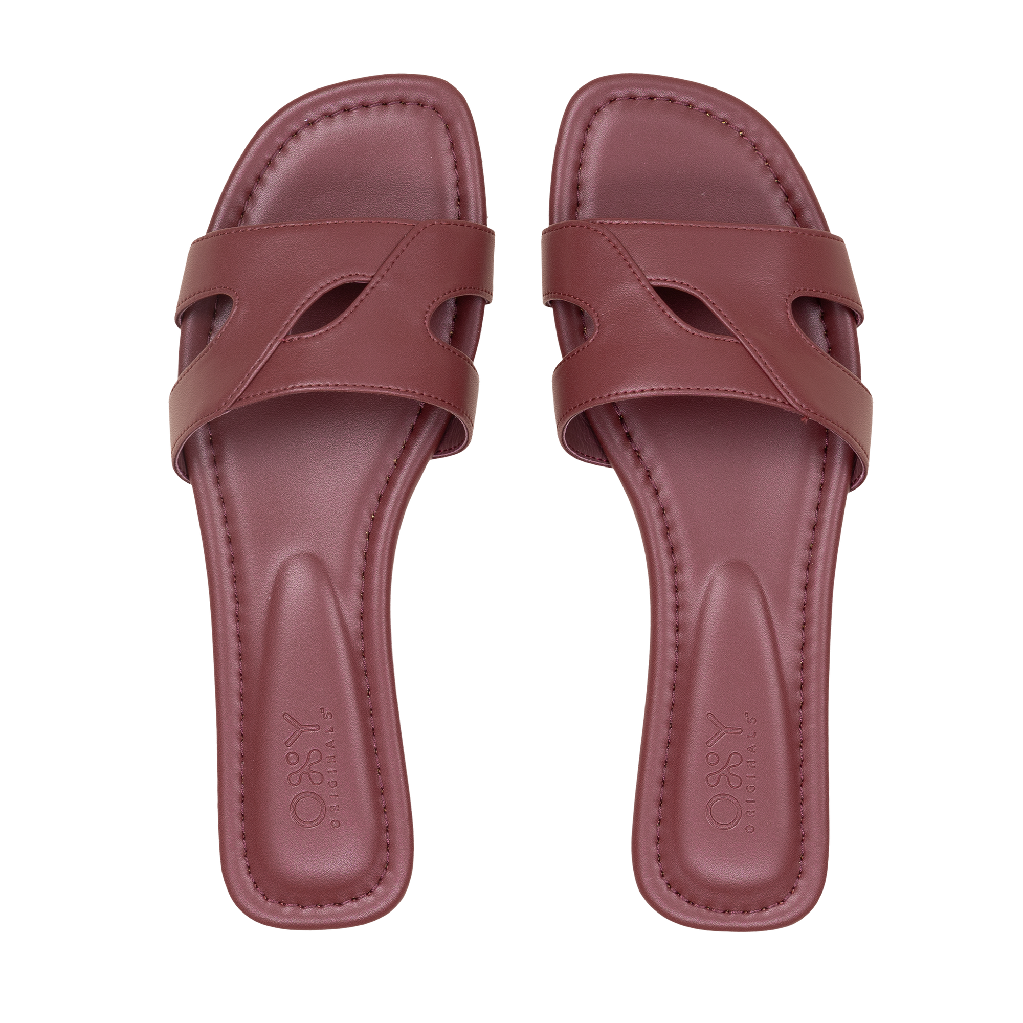 Women's sandals Soleil in cherry