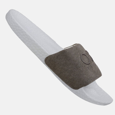 Men's slippers Excel in khaki/white