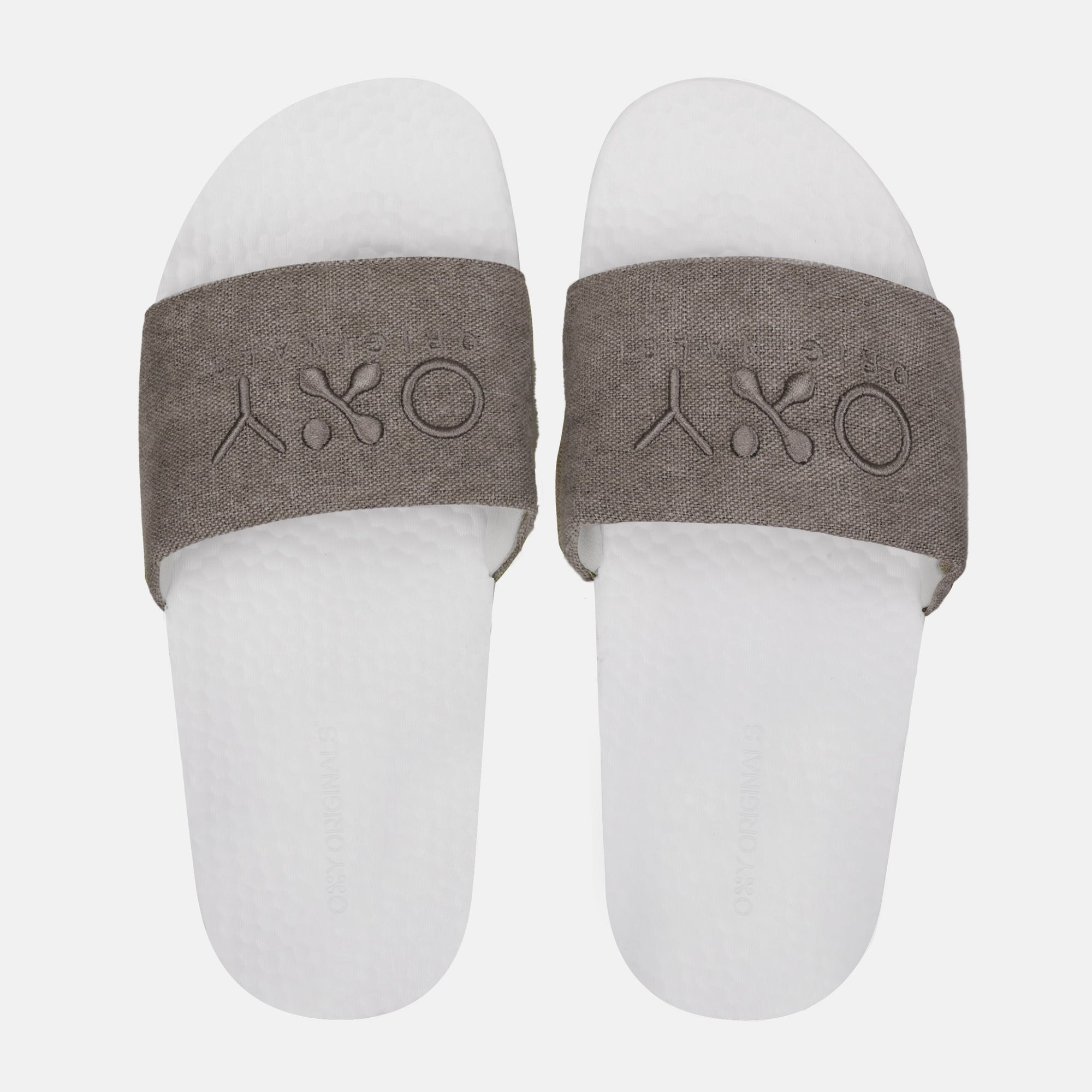 Men's slippers Excel in khaki/white