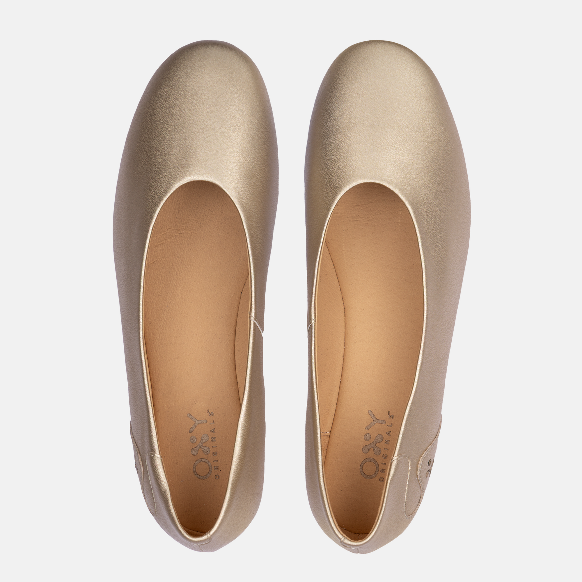 Women's Ballet Flats Eos in Gold