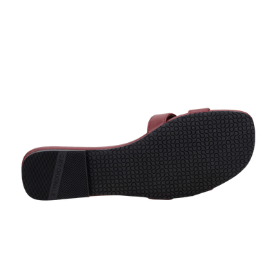 Women's sandals Soleil in cherry