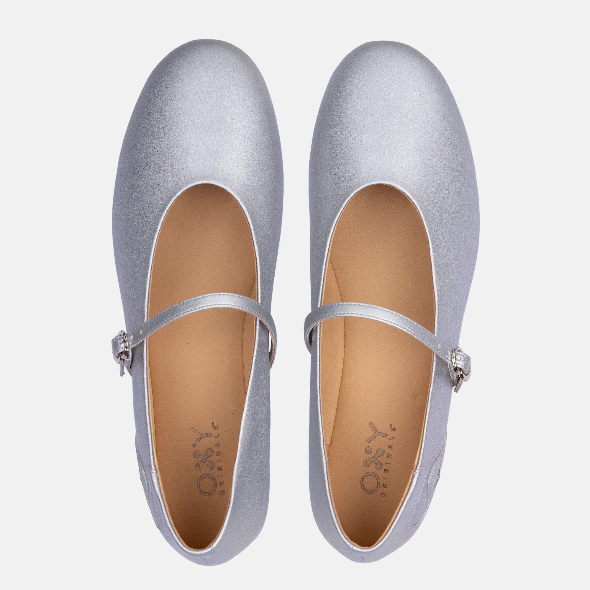 Women's mary janes Eos in silver