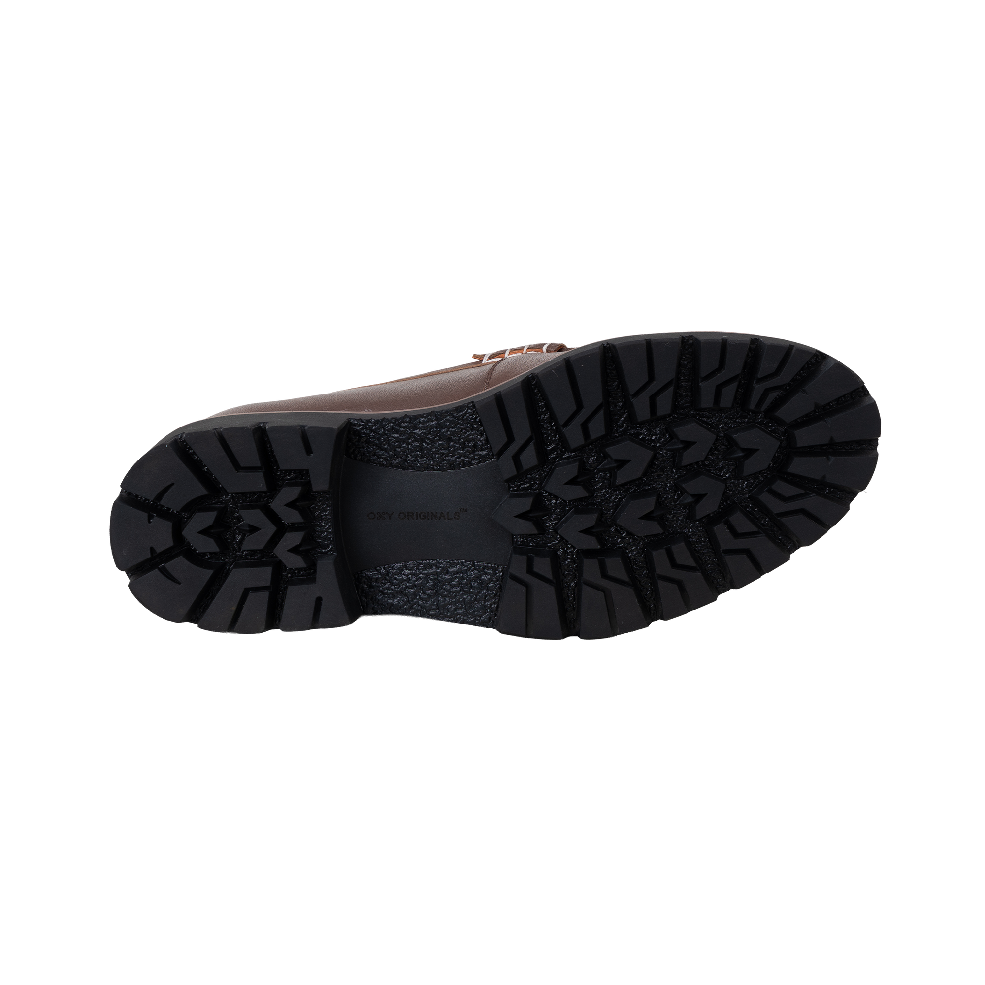 Women's loafers Stilo in tan/white