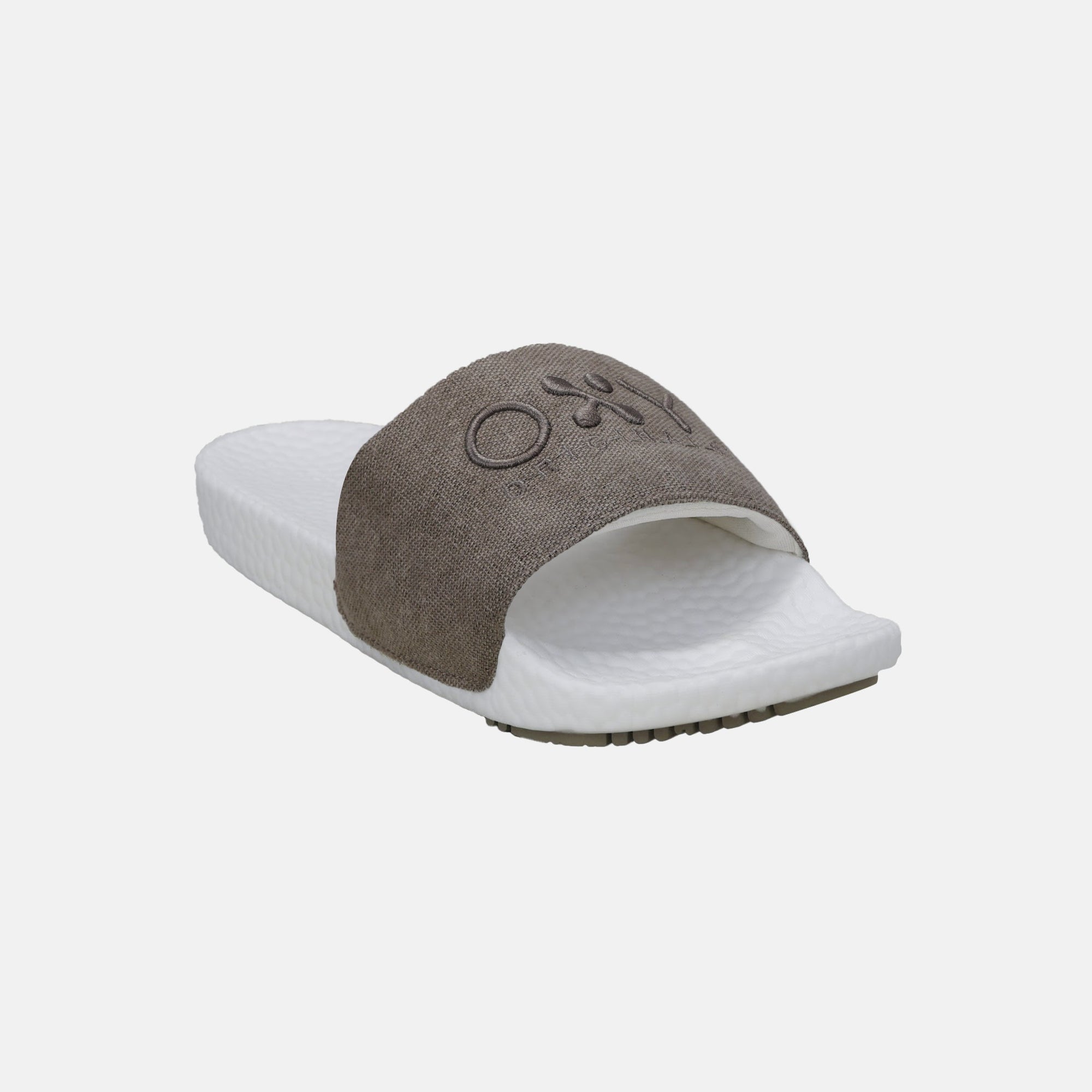 Women's slippers Excel in khaki/white