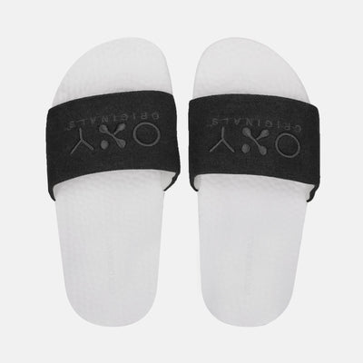 Women's slippers Excel in black/white