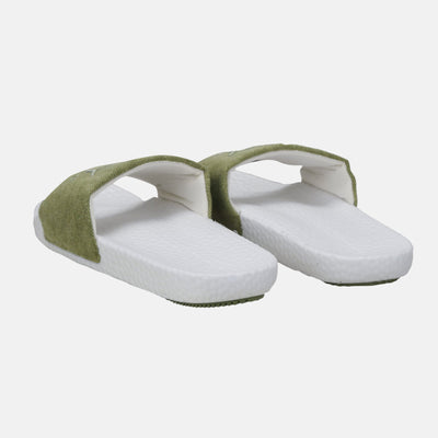 Women's slippers Excel in green/white
