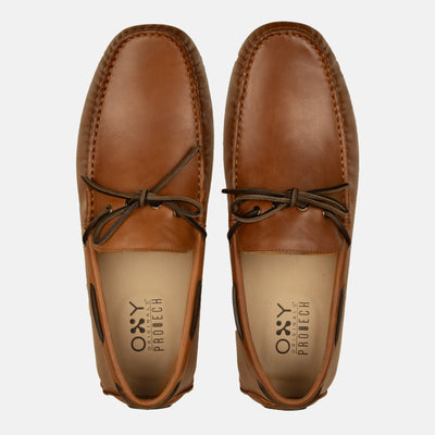 Men's Protech series driver Portofino in tan/brown