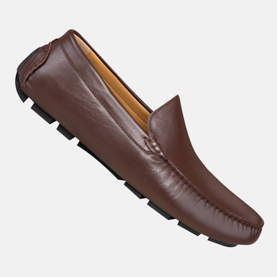 Men's Protech series driver Alpine in brown