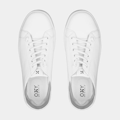 Women's sneakers Cabrio in white/gray